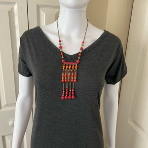 Statement Beaded Necklace